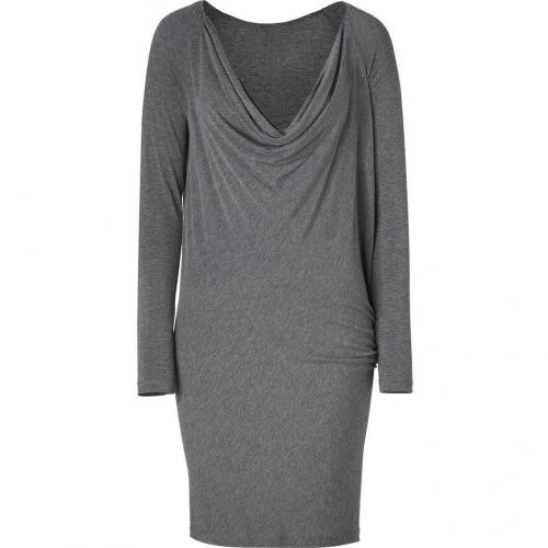 Donna Karan Grey Jersey Cocoon Kleid
