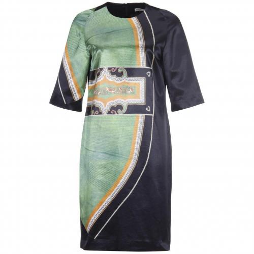 Dries van Noten Kleid Dolik grün