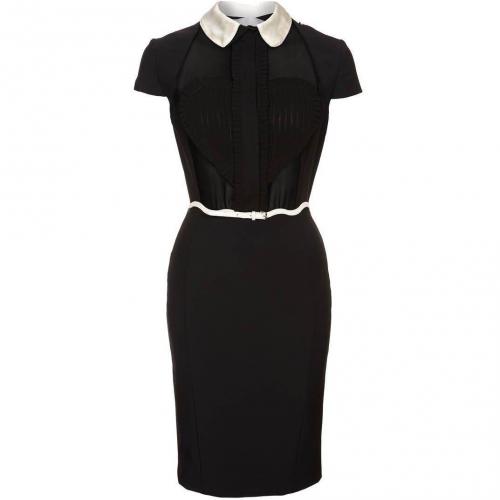 Elisabetta Franchi Blusenkleid nero/crema 