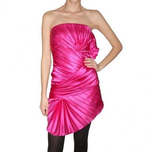 Emanuel Ungaro Kleid Im  Hammered Falten Satin