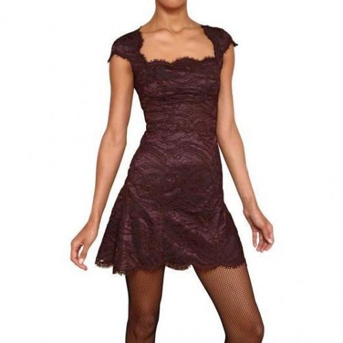 Emilio Pucci Guipure Visksoe Spitzen Kleid