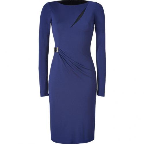 Emilio Pucci Indigo Slashed Front Dress