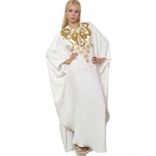 Emilio Pucci Langes Besticktes Seiden-Cady-Kleid