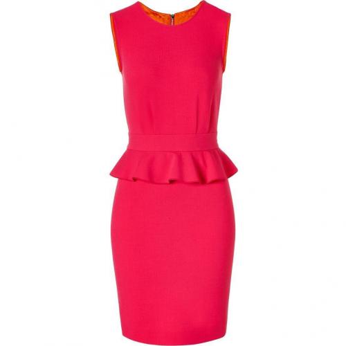 Emilio Pucci Lipstick Pink Ruffeld Dress