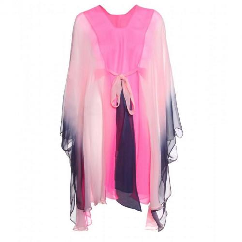 Emilio Pucci Seiden Kaftan Mit Farbverlauf