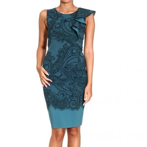 Emilio Pucci Sleeveless natte lace print dress