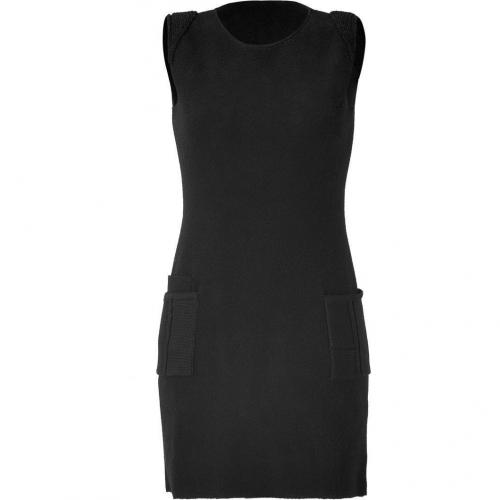 Ermanno Scervino Black Sleeveless Dress