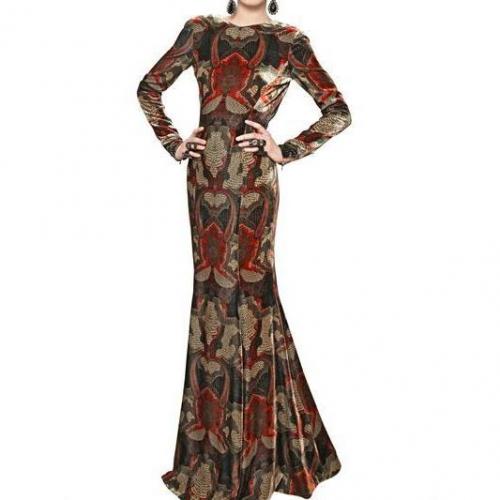 Etro Bedrucktes Viskose & Seiden Samt Kleid