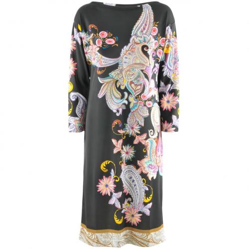 Etro Black Multi Print Dress Pia