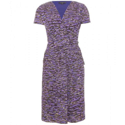 Etro Drapiertes Musterkleid Violett