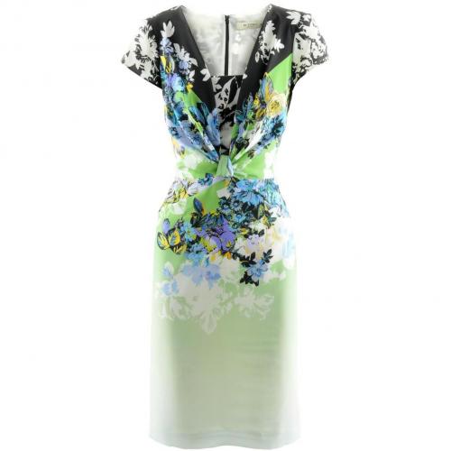 Etro Green Multi Print Dress