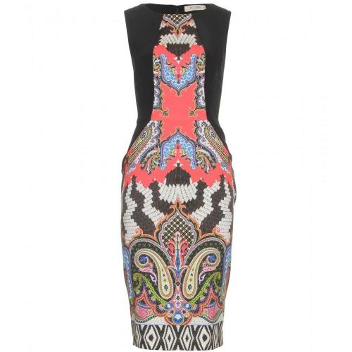 Etro Print-Etuikleid Muster