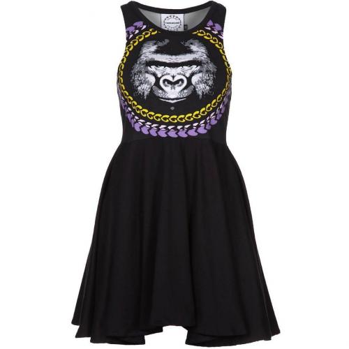 Fairground Scuba Jerseykleid black/gorilla print 