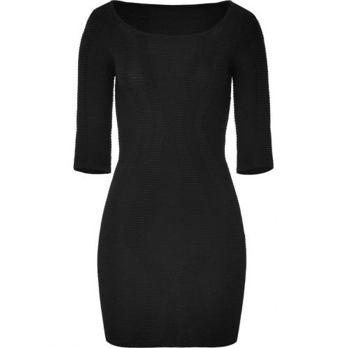 Faith Connexion Black Knitted Bandage Dress