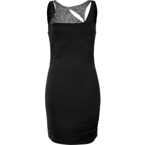 Faith Connexion Black Sequin Trim Jersey Dress