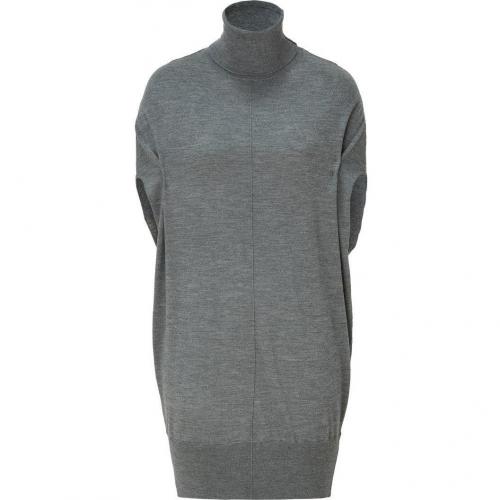 Faith Connexion Grey Knitted Turtleneck Dress