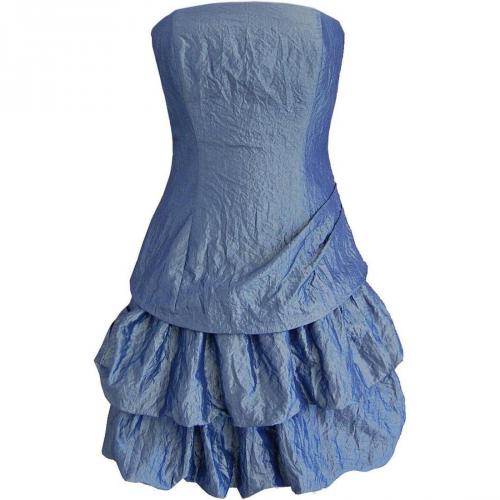 Fashionart Ballkleid blau Trägerlos 