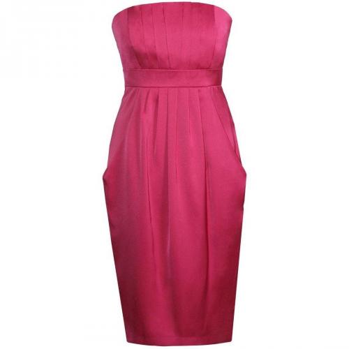 Fashionart Cocktailkleid / festliches Kleid pink Schulterfrei 