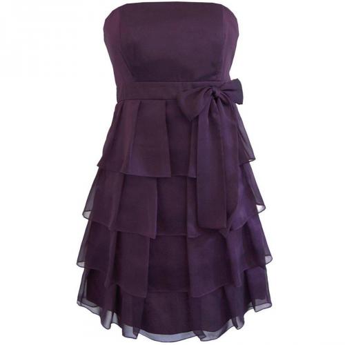 Fashionart Cocktailkleid lila große Schleife als Blickfang 