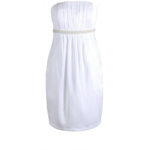 Fashionart Cocktailkleid weiß ärmellos 