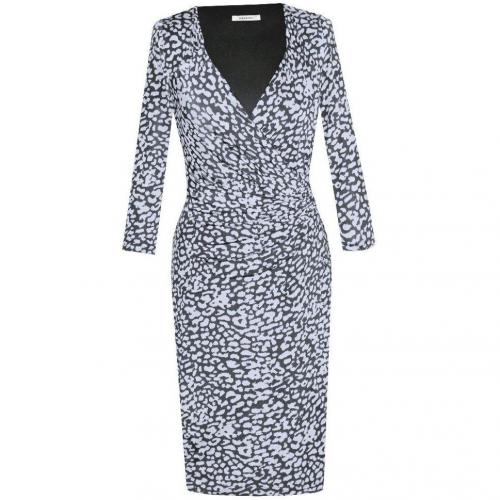Fashionart Jerseykleid beige/schwarz 