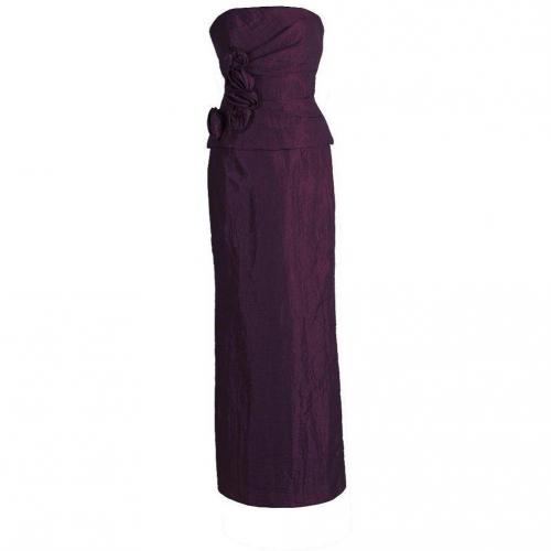 Fashionart langes Ballkleid lila Trägerlos 