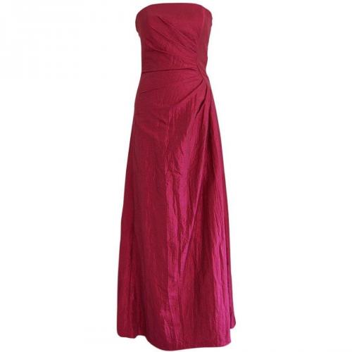 Fashionart langes Ballkleid pink Schulterfrei 