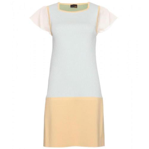 Fendi Strickkleid White n Yellow