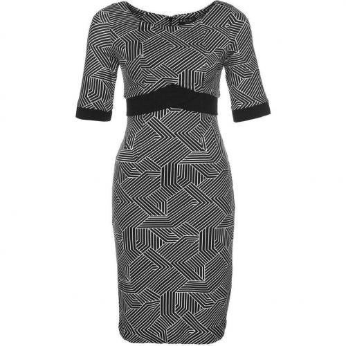 Fever London Madison Jerseykleid cream/black 