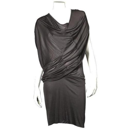 Fifth Avenue Shoe Repair Jersey-Kleid Front Drape anthrazit