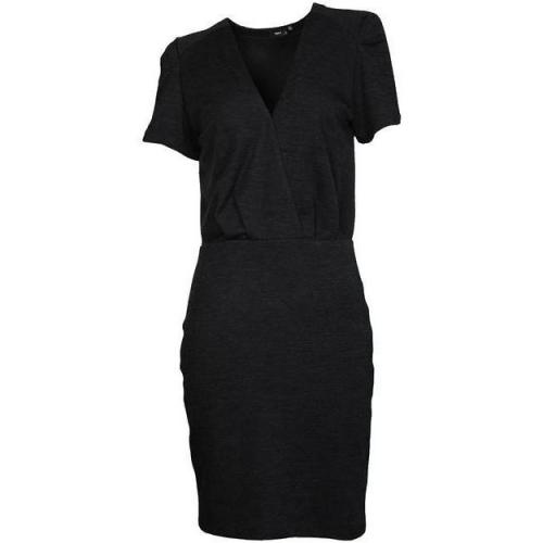 Filippa K Jersey-Kleid Crossover anthrazit meliert