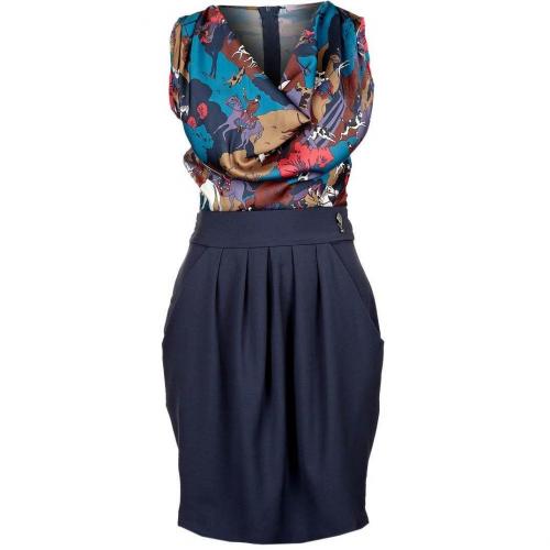 Fornarina Ribot Blusenkleid blue/multi 