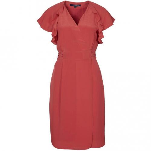 French Connection Autum Silk Kleid mac pink 