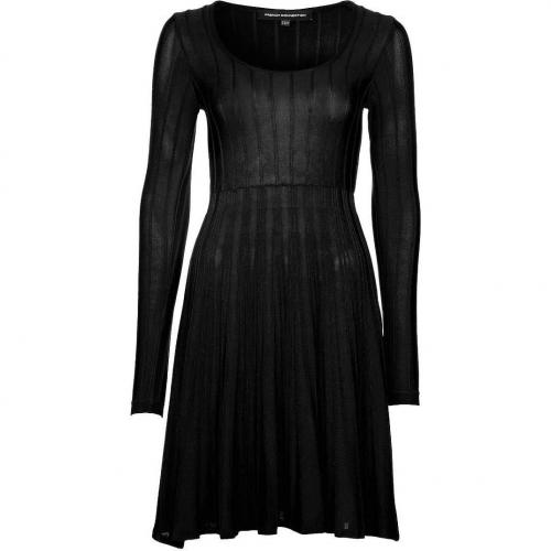French Connection Dolly Strickkleid black