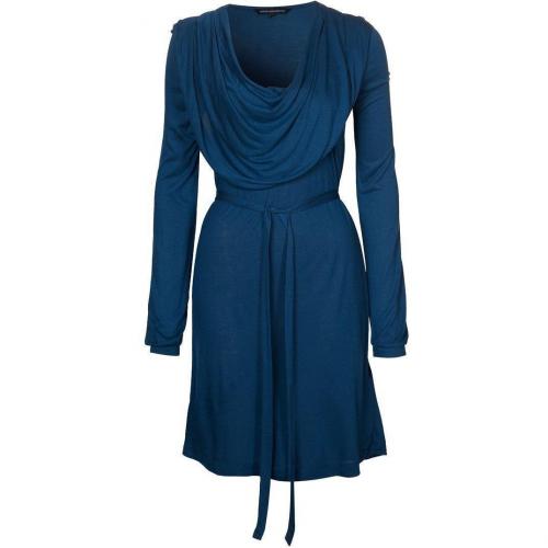 French Connection Winter Meadow Jerseykleid merchant blau