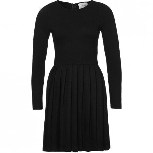 Ganni Miss Marple Jerseykleid black 