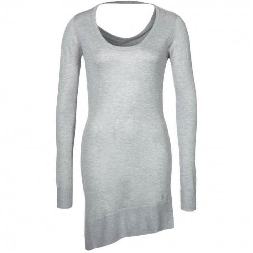 Gas Caramel Strickkleid medium grey 