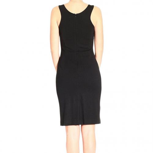Giorgio Armani Sleeveless knitted fabric sheath dress