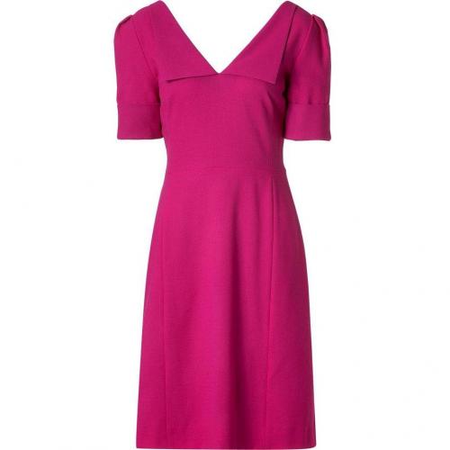 Goat Magenta Richmond A-Line Wool-Crepe Dress