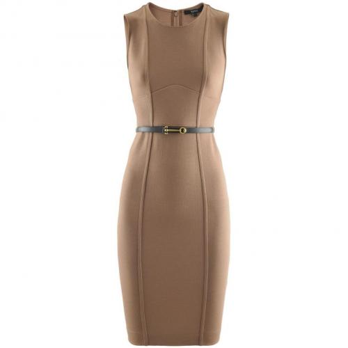 Gucci Toffee Bridle Belted Dress