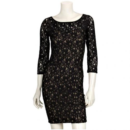 Guess Spitzenkleid Schwarz