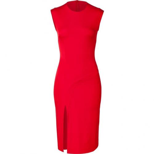 Hakaan Scarlet Red Sleeveless Sheath Dress