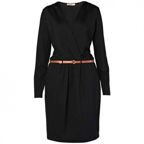 Hallhuber Jerseykleid schwarz 