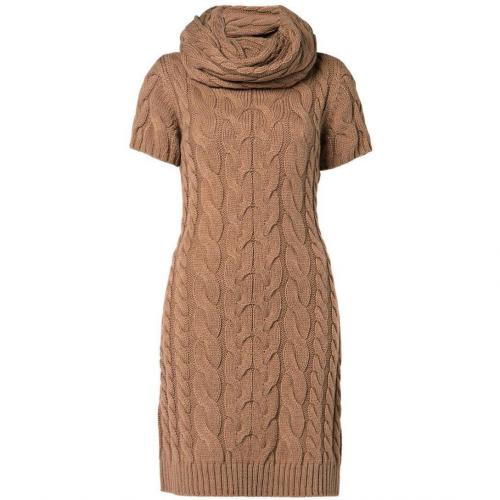 Hallhuber Strickkleid camel 