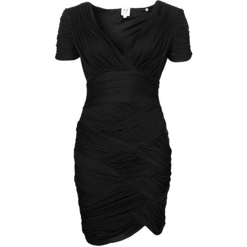 Halston Heritage Etuikleid black 
