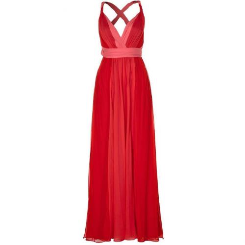 Halston Heritage Maxikleid coral 