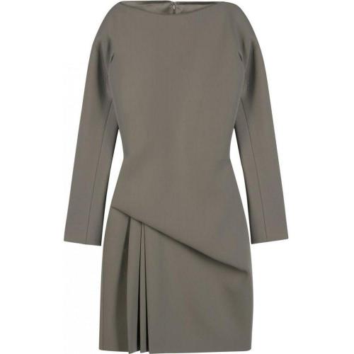 Halston Sculpted Drape Dress