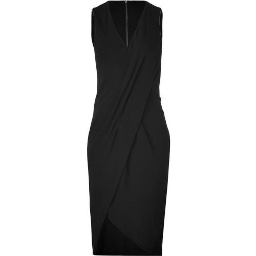Helmut Lang Black Helix Jersey Dress
