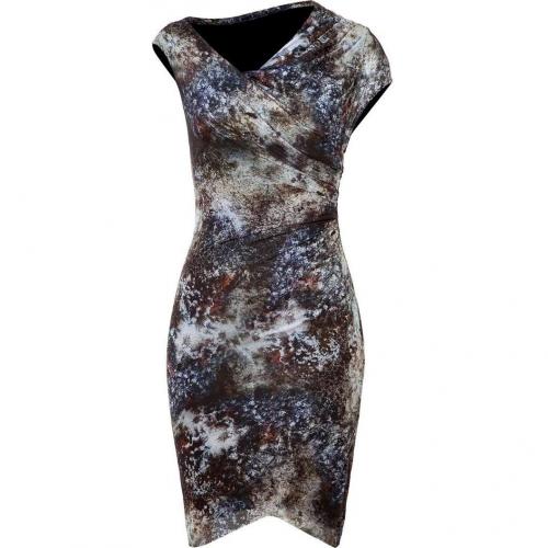 Helmut Lang Bruise-Multi Printed Jersey Dress