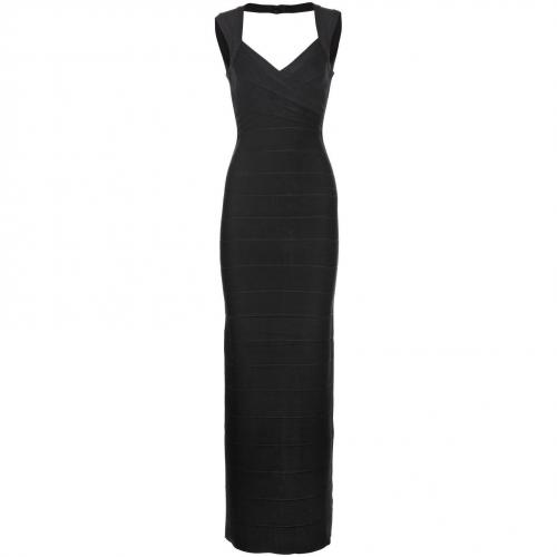 Hervé Leger Estrella Stretchkleid Schwarz